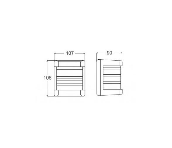 Hella Marine Luz Posicion Alcance 2 Millas Carcasa Negra 25W