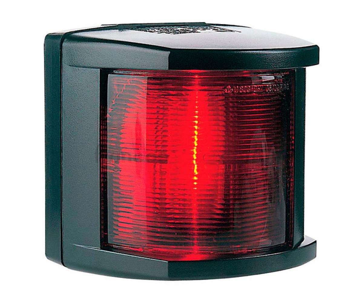 Hella Marine Luz Posicion Babor 2 Millas Carcasa Negra 25W