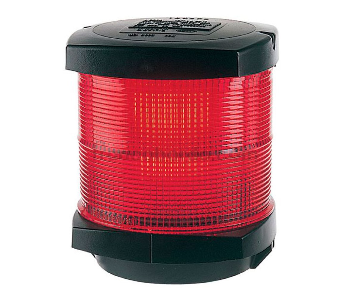 Hella Marine Luz Señalizacion Roja 2 Millas Carcasa Negra