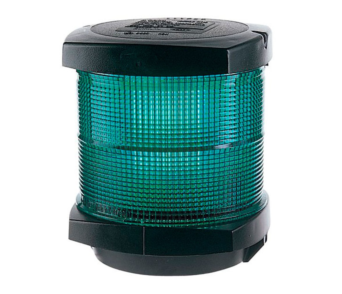 Hella Marine Luz Señalizacion Verde 2 Millas Carcasa Negra