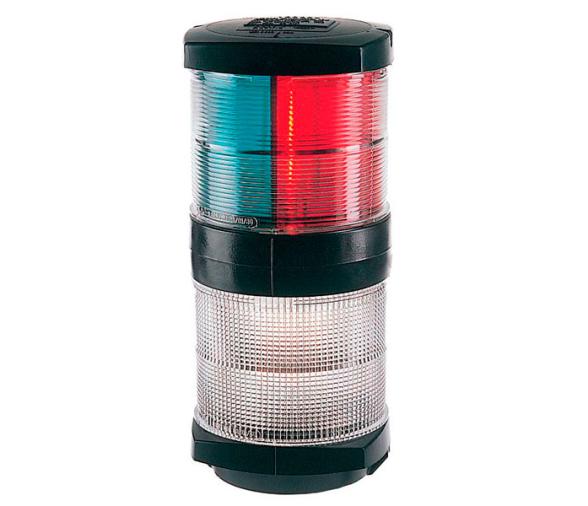 Hella Marine Luz Tricolor y Fondeo 2 Millas Carcasa Negra