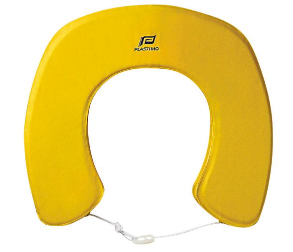 Herradura Salvavidas Amarilla Plastimo