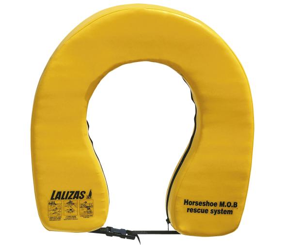 Salvavidas tipo Herradura Amarillo Lalizas
