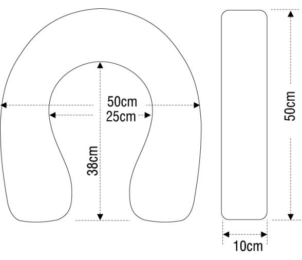 Salvavidas tipo Herradura Blanco Lalizas