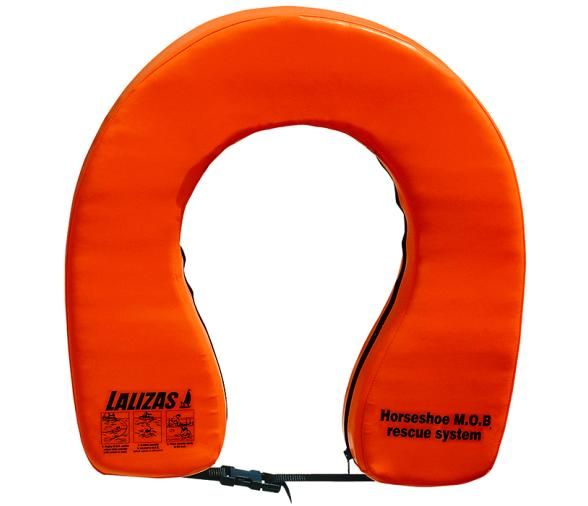 Salvavidas Tipo Herradura Naranja Lalizas