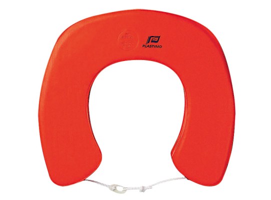 Horse Shoe Buoy, S.Steel Bracket and Light
