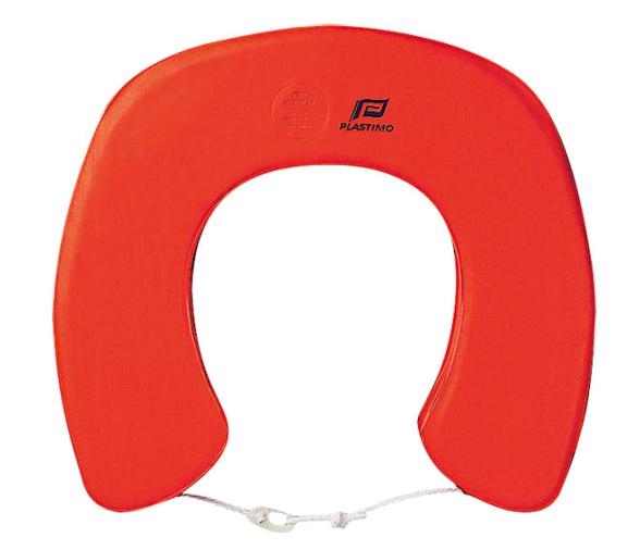 Herradura Salvavidas Naranja Plastimo