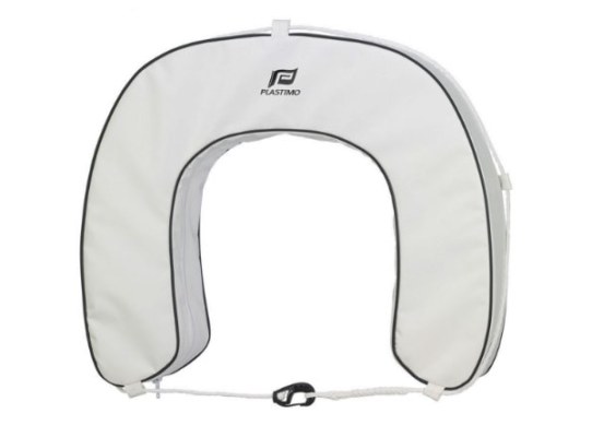 White Horsebuoy with Removable Cover