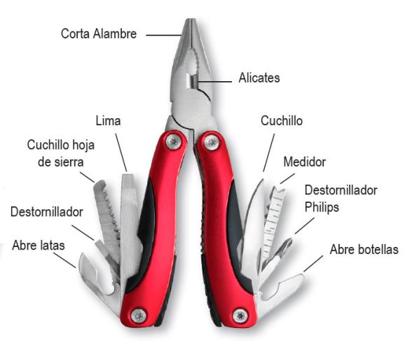 Herramienta Multiusos Marino Acero Inox