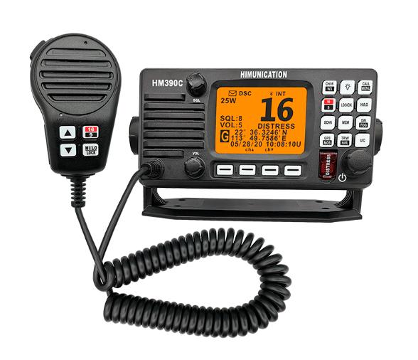 HIMUNICATION Radio VHF fija HM390 con NMEA0183 y DSC