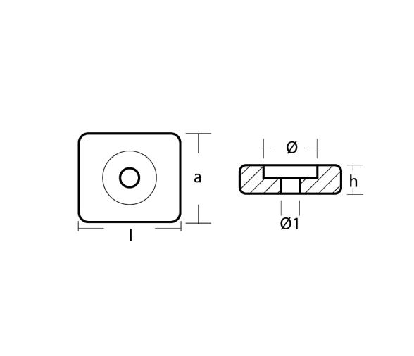 Honda Anodo de Zinc para BF8-BF50