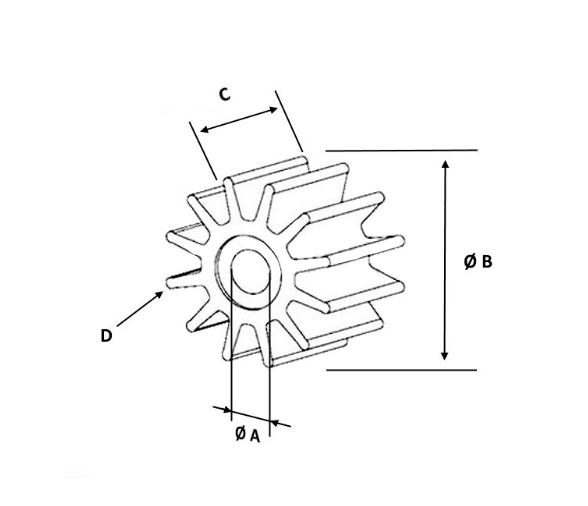 Honda Turbina 8 Aspas