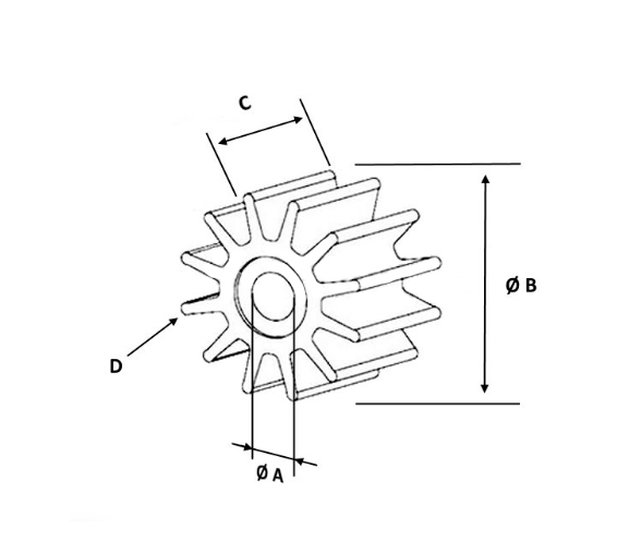Honda Turbina 8 Aspas