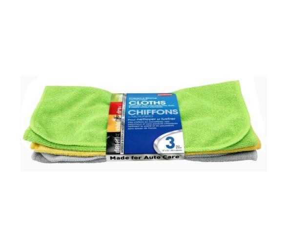 Carrand Pack de 3 Toallas de Microfibra 31x40 cm