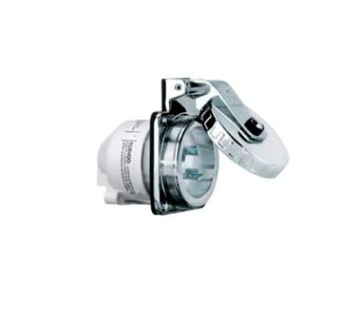 Hubbell Base con Tapa Inox IP56 32 A