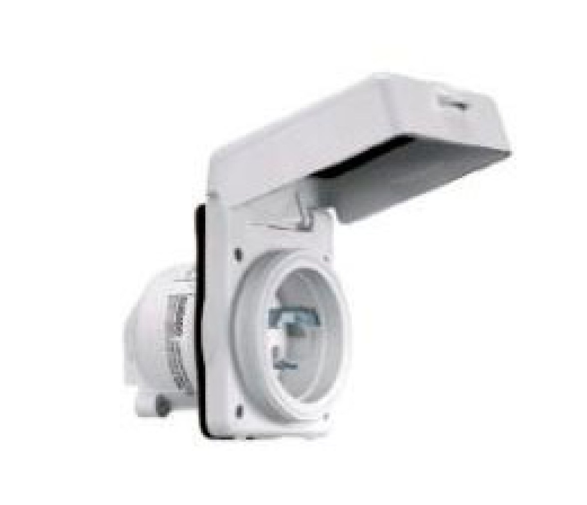 Hubbell Base con Tapa PVC 50 A