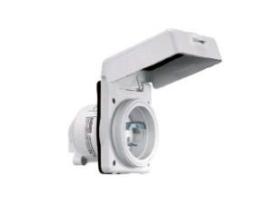 Hubbell Base con Tapa PVC 50 A