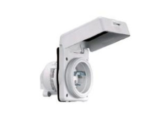 Hubbell Base con Tapa PVC 50 A