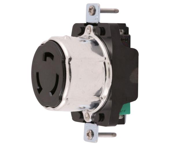 Hubbell HBL363CRR Base 230V, 63A, 2 Polos y 3 Hilos