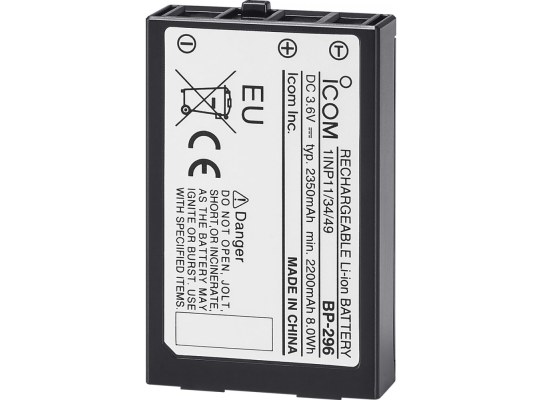 ICOM Lithium Ion Battery BP-296