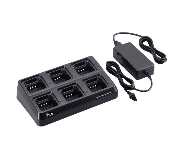 ICOM Cargador 6 unidades BC-197