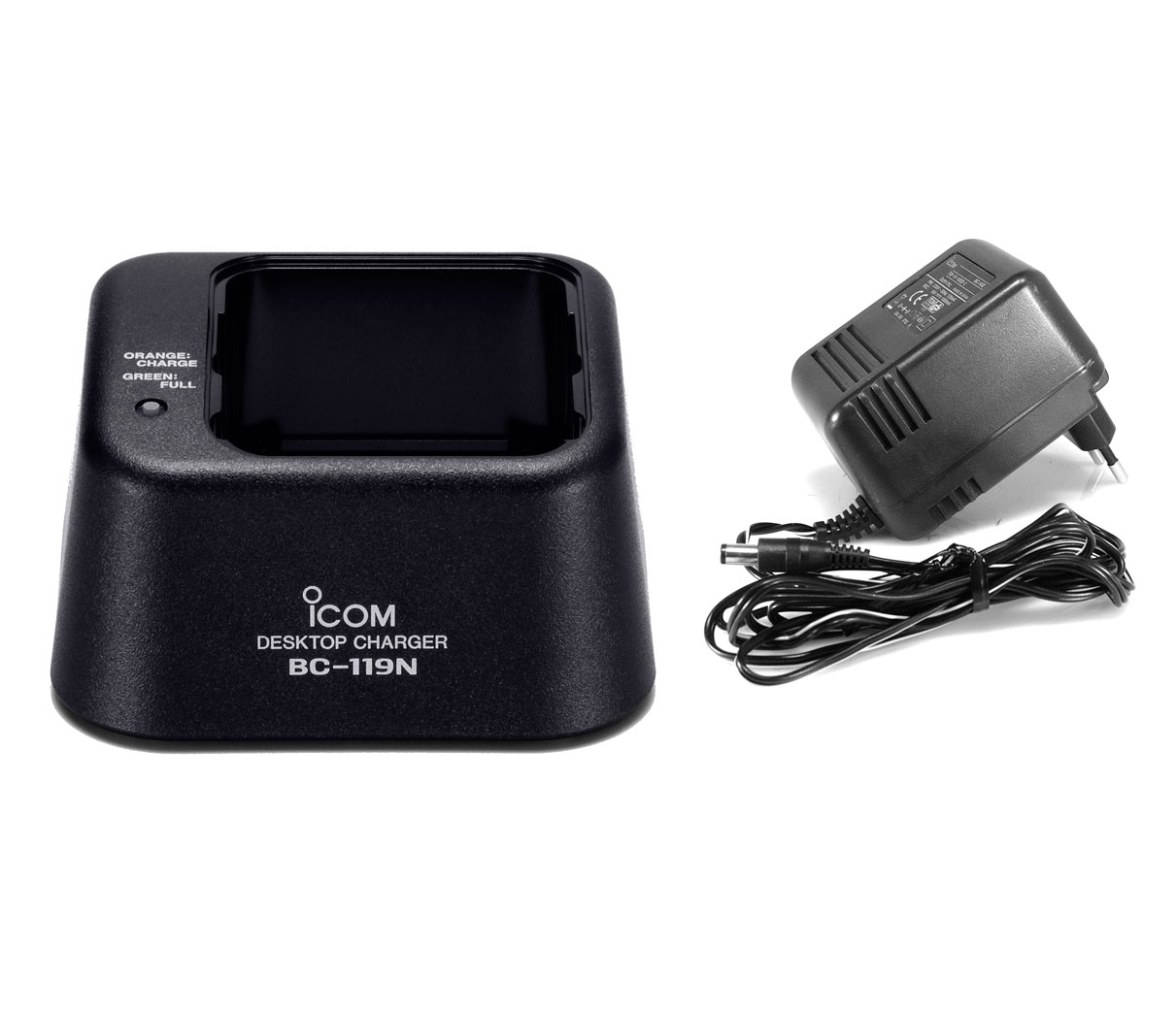 Icom Cargador Rapido de Sobremesa BC-119N