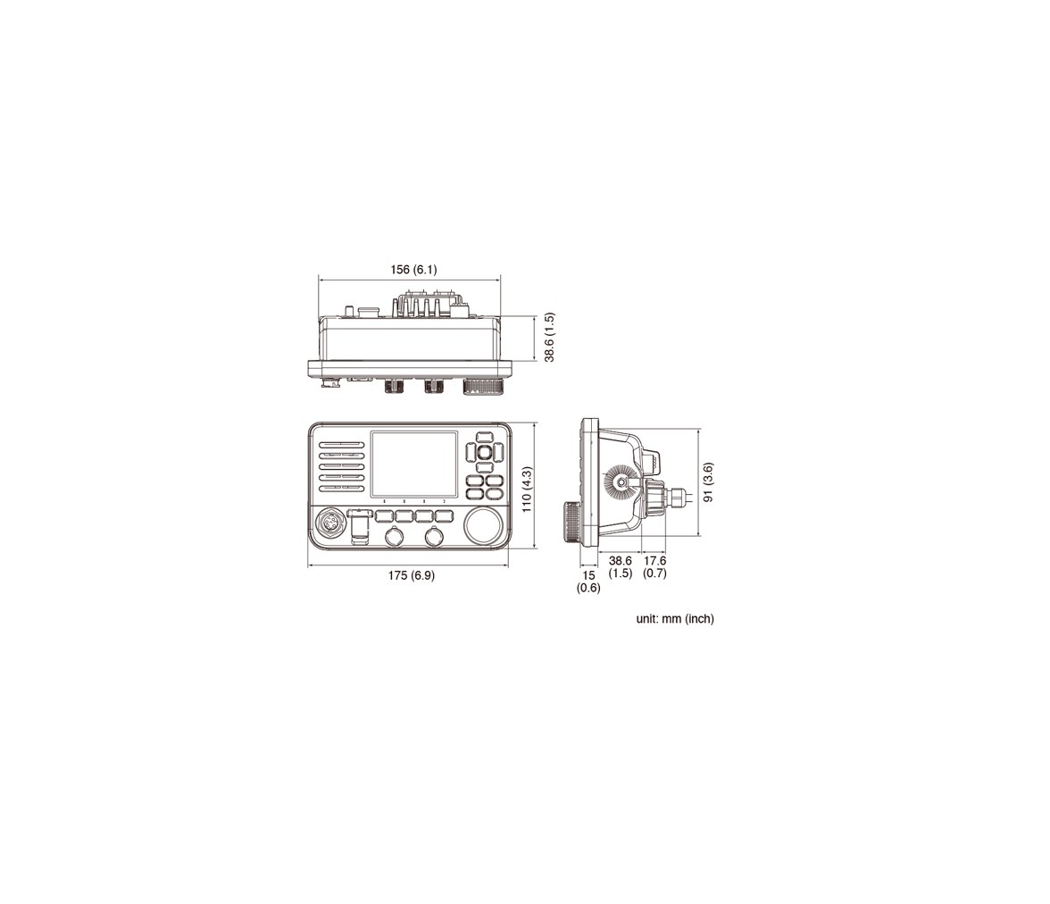 Icom Fixed station VHF IC-M510E