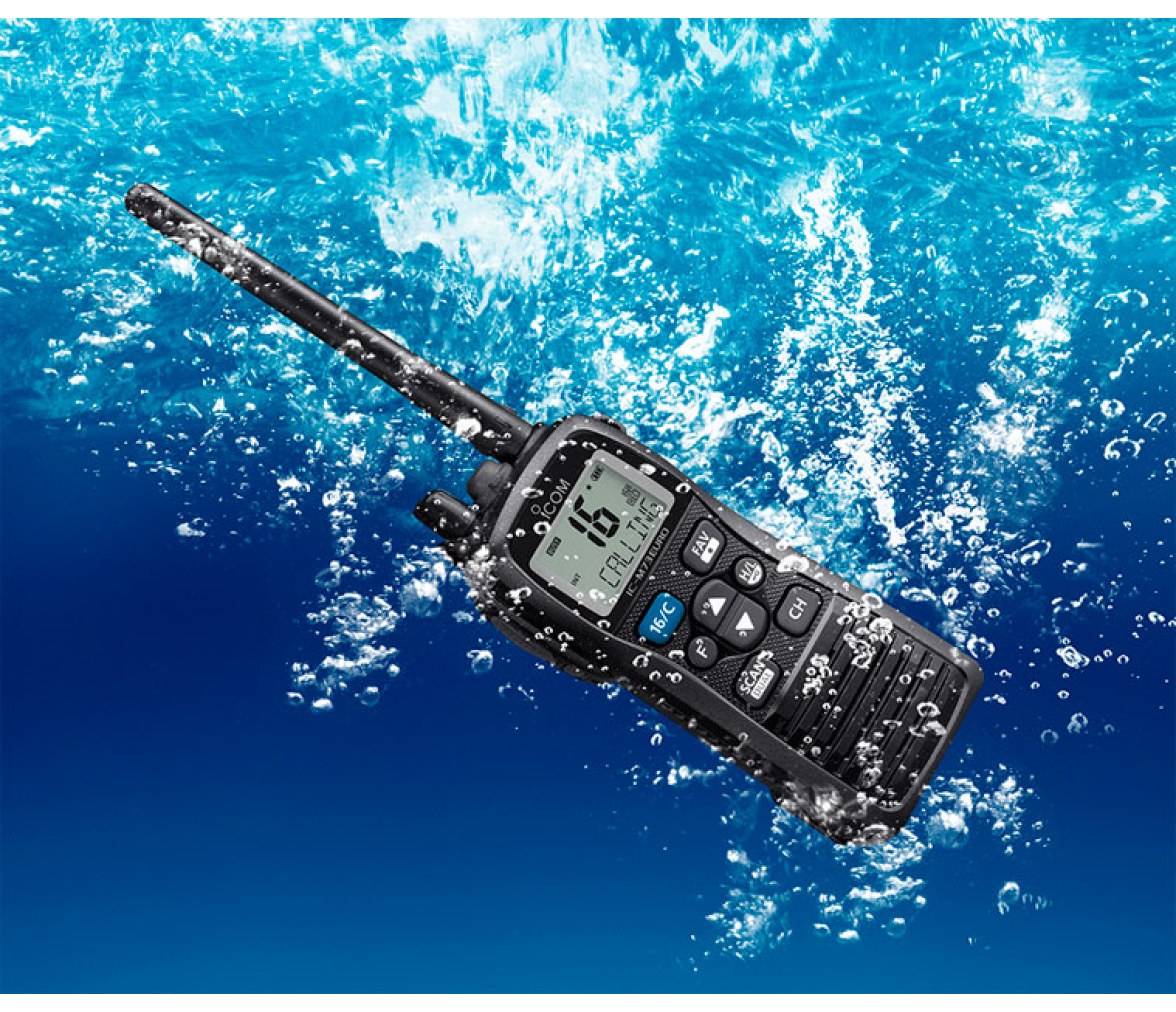 Icom Emisora Portatil VHF IC-M73 EURO Plus
