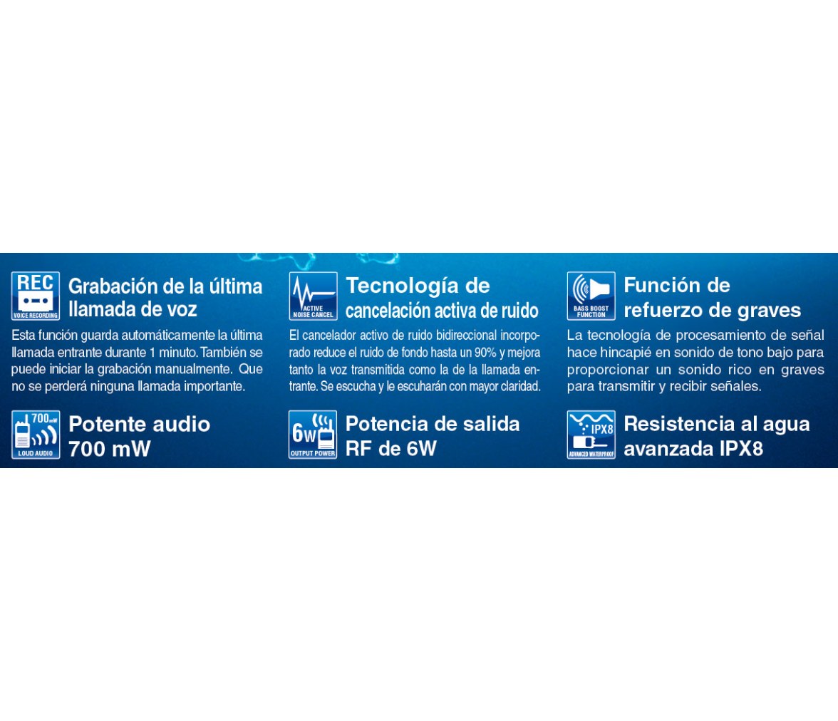 Icom Emisora Portatil VHF IC-M73 EURO Plus