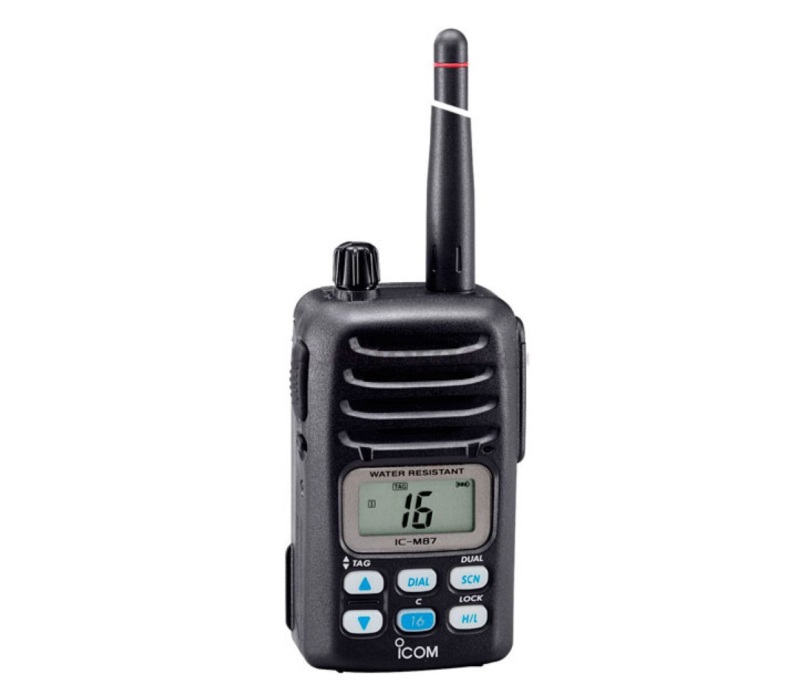 Icom Emisora Portatil VHF Marina IC-M87