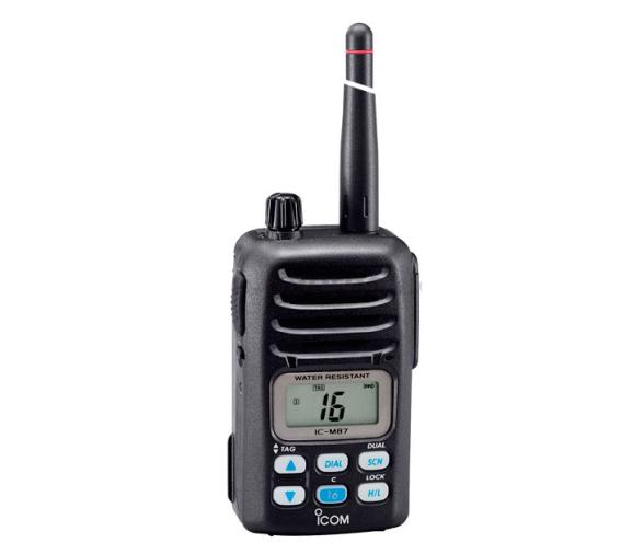 Icom Emisora Portatil VHF Marina IC-M87