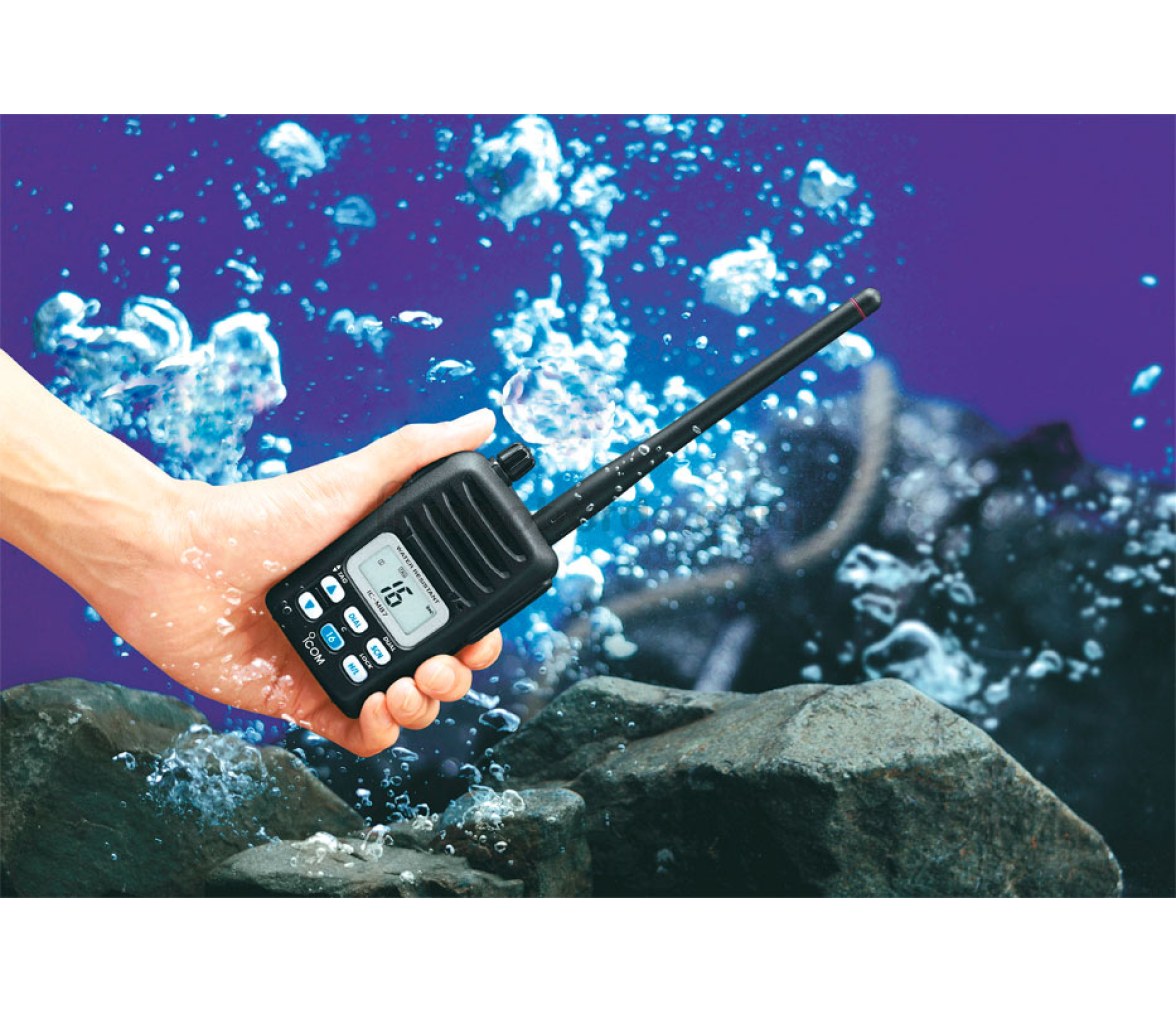 Icom Emisora Portatil VHF Marina IC-M87