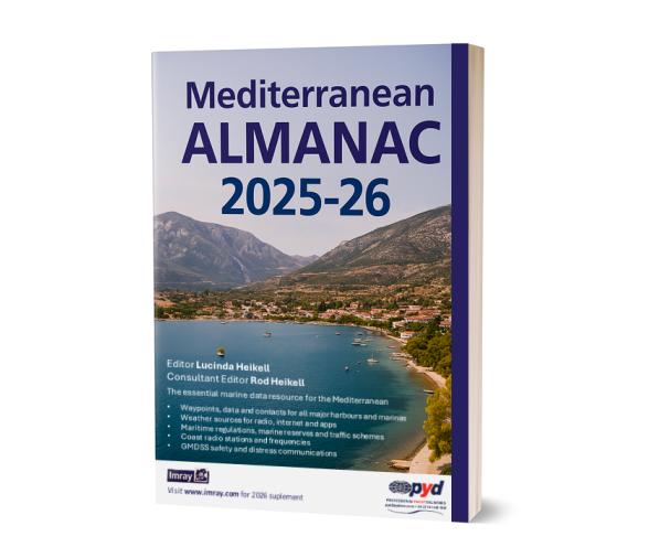 Imray Almanaque Naútico del Mediterraneo 2025-26