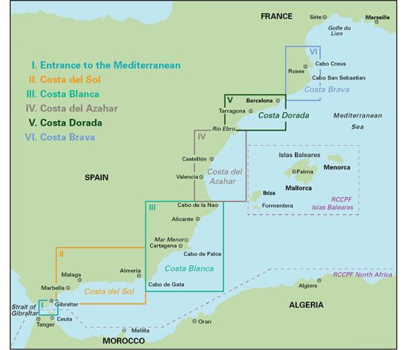 Imray Guia Nautica Costas del Mediterraneo Español (Ingles)