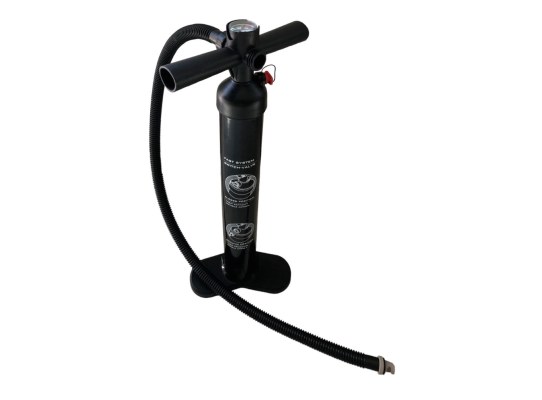 Trem Inflador Manual de Alta Presión con Manómetro