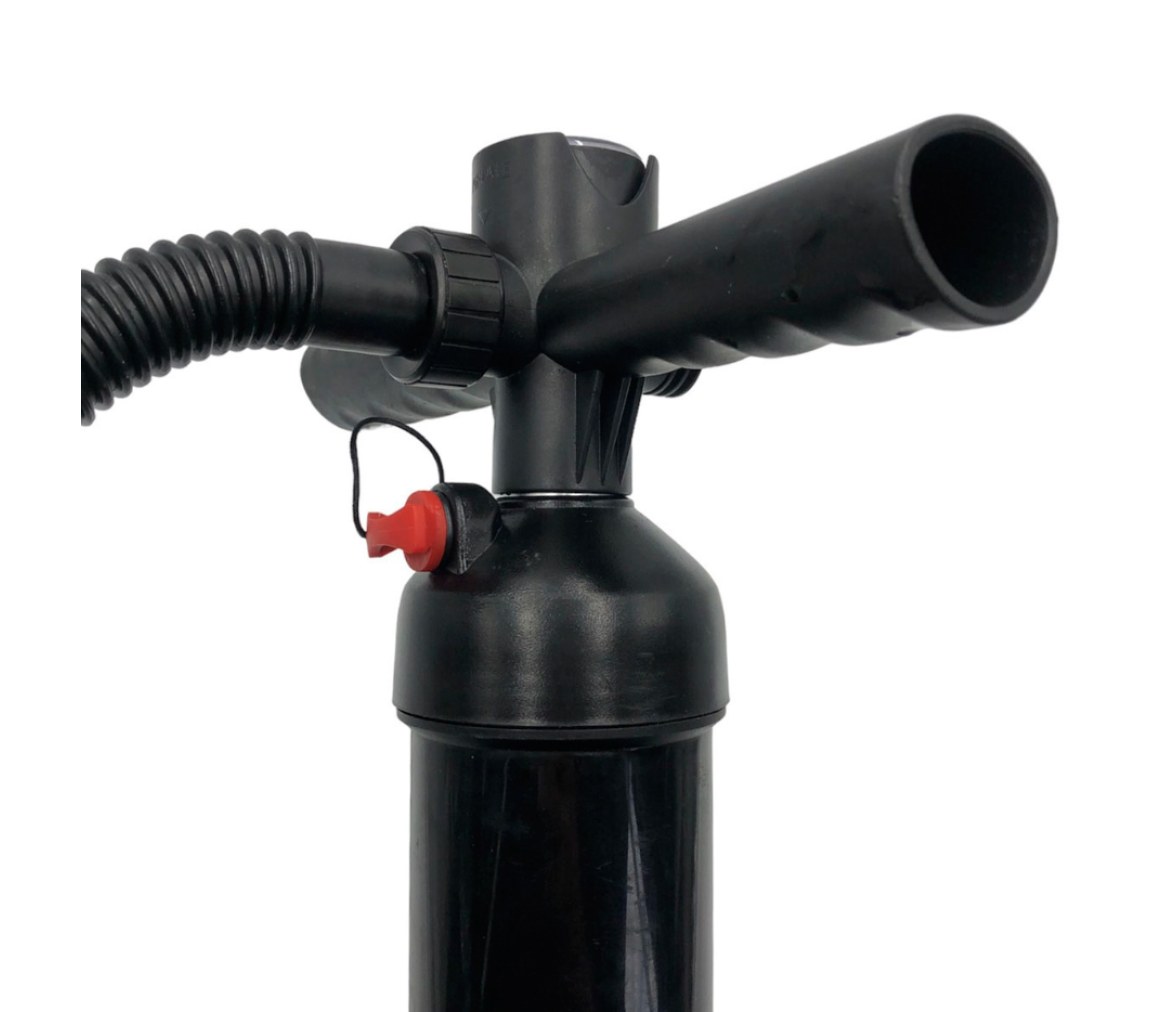 Trem Inflador Manual de Alta Presión con Manómetro