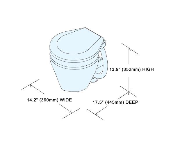 Inodoro Electrico con Base Redonda TMC-29924