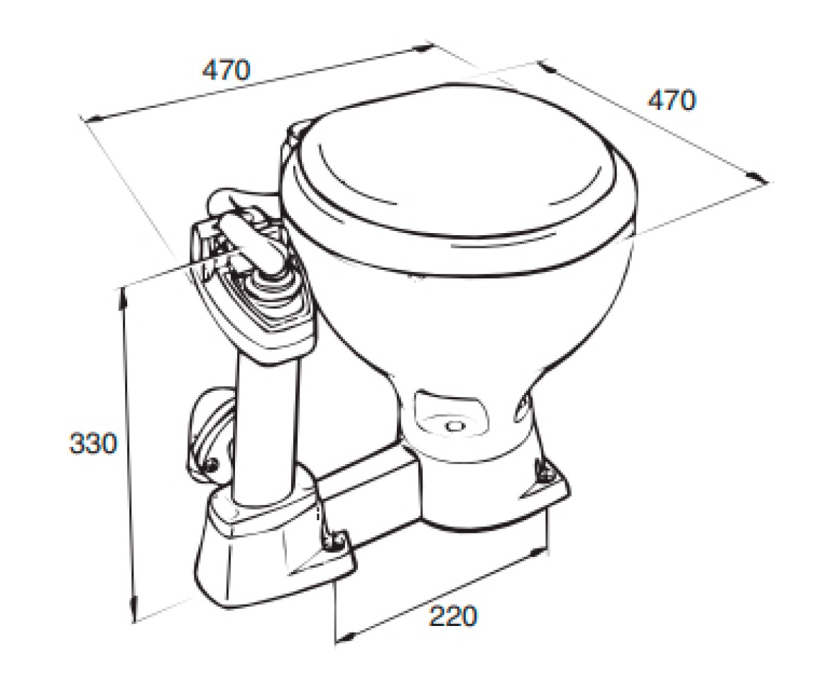 Inodoro Manual Ultra RM69