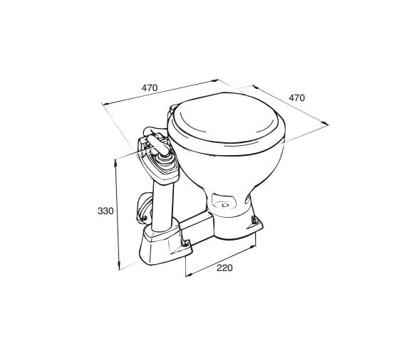 Inodoro Manual Ultra RM69