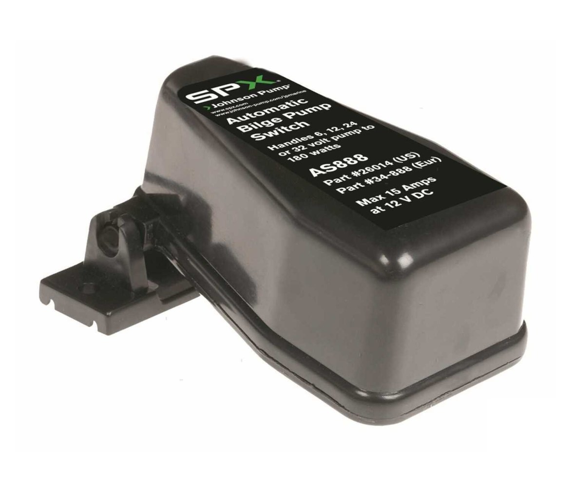 Interruptor de nivel de agua Johnson 12/24 V