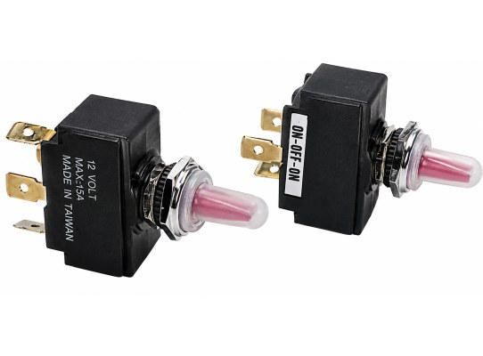 Toggle switch, lighted model
