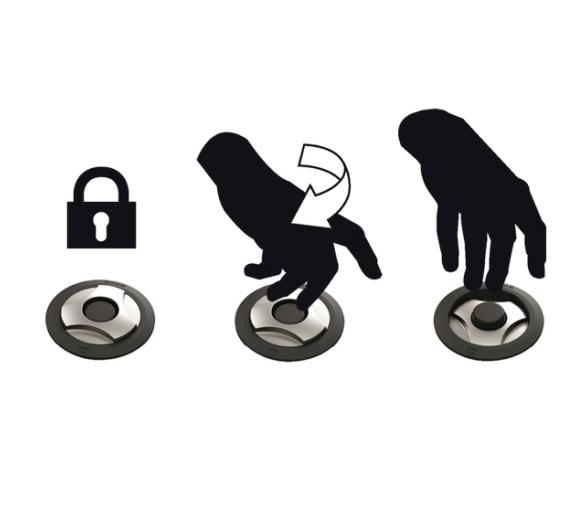 Osculati Interruptor de cubierta para control eléctrico de molinete/cabrestante