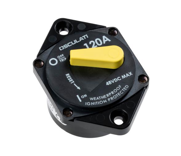 Interruptor Magnetotérmico Estanco para Molinete y Hélice de Proa para Empotrar