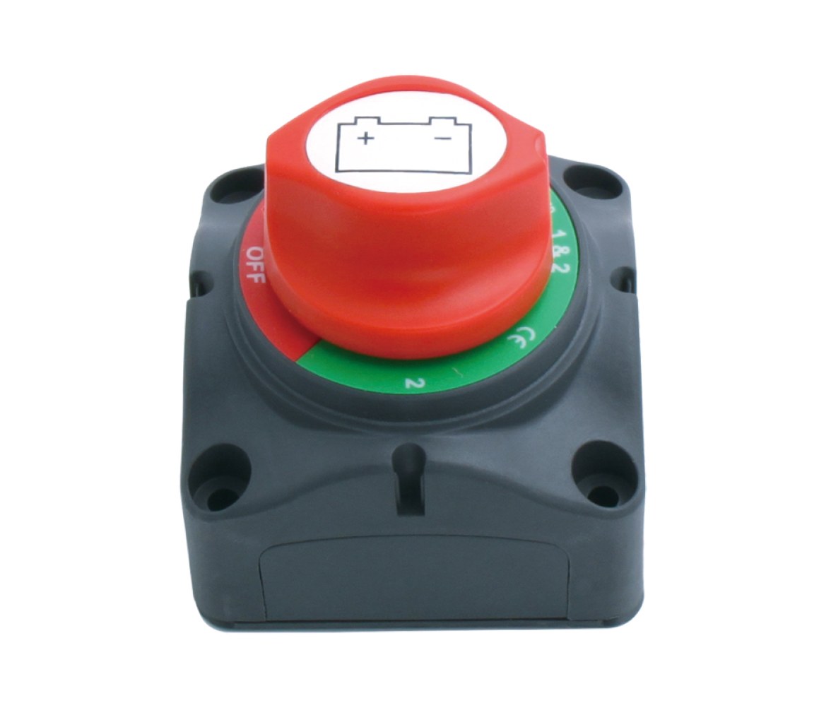 Interruptor selector de batería, 275A, 1-2-AMBOS-APAGADO
