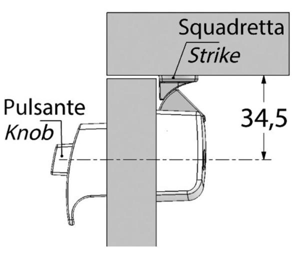 Pulsador  de Laton con Cierre