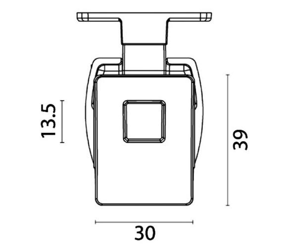 Pulsador  de Laton con Cierre