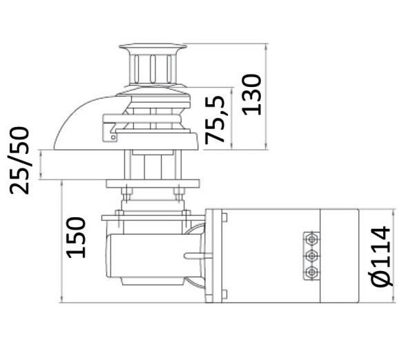 Italwinch Winche Go 700W 12V - 8mm