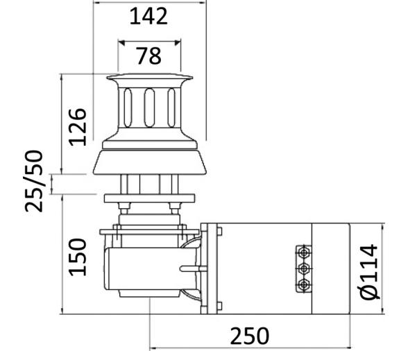 Italwinch Winche Nestor Capstan 24V