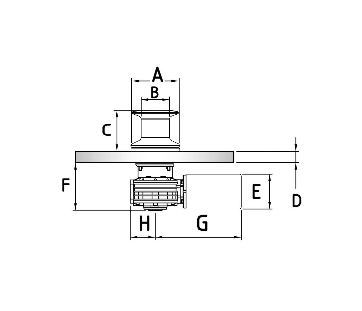 Italwinch Winche Heron Capstan