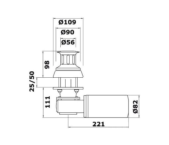 Italwinch Winche Paros Lux Capstan